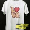 Love Red Heart t-shirt for men and women tshirt