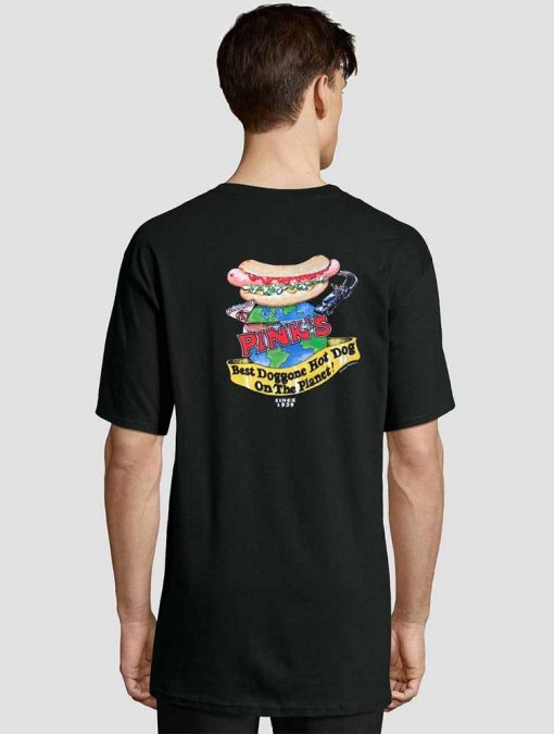 Pink's Hot Dog t-shirt for men and women tshirt