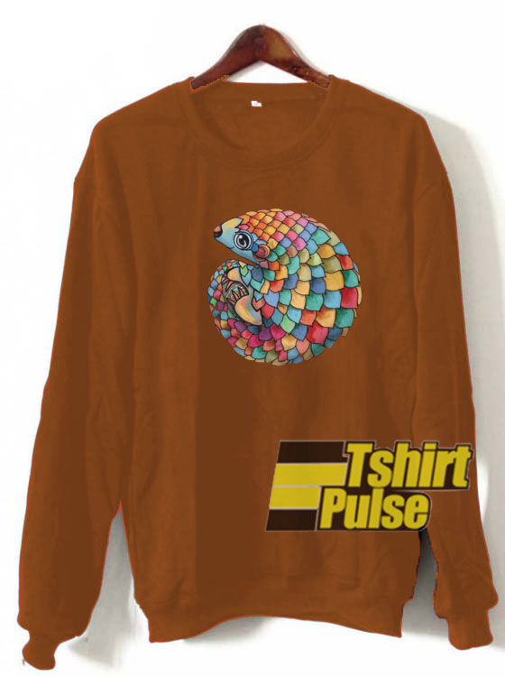Rainbow Pangolin sweatshirt