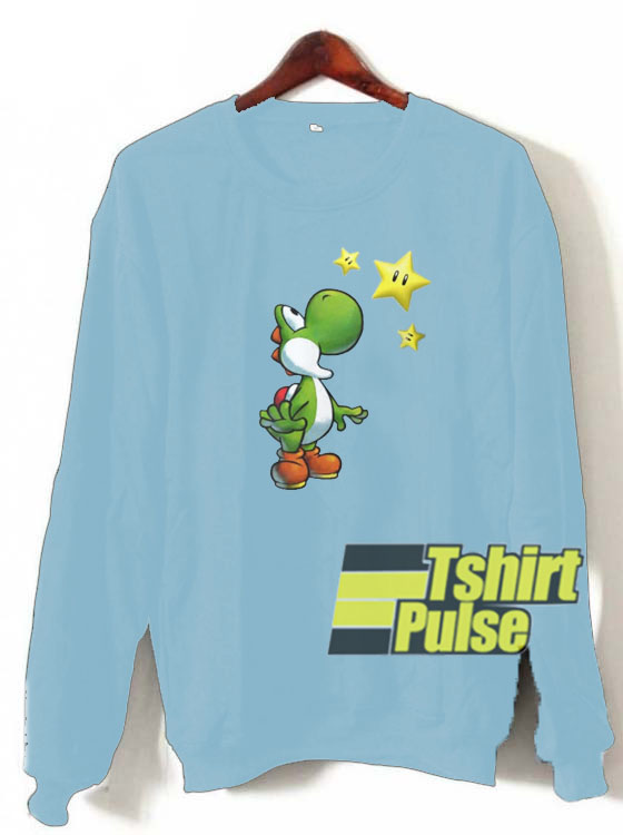Yoshi Dino And Stars sweatshirt
