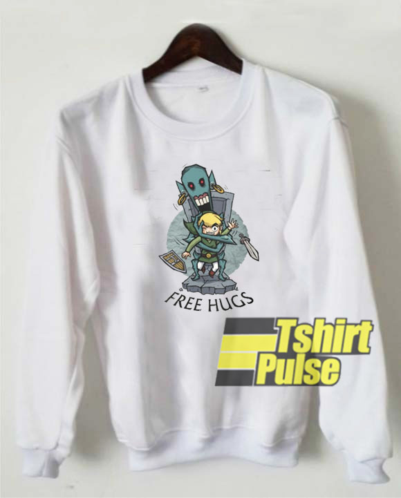 Zelda Wind Waker Free Hugs sweatshirt