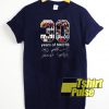 30 years of NKOTB signatures t-shirt for men and women tshirt