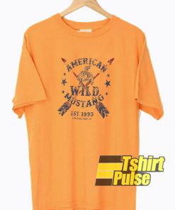 American Wild Mustang t-shirt for men and women tshirt