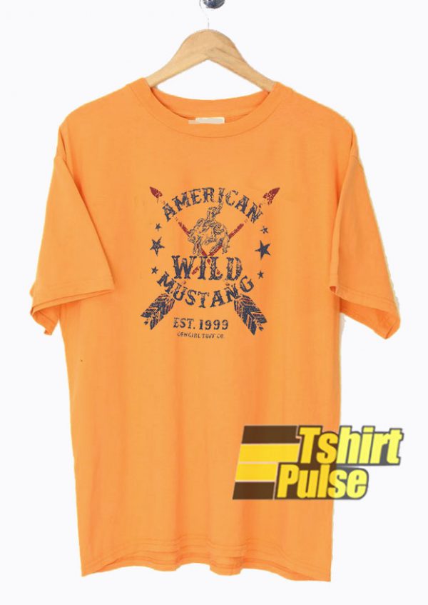 American Wild Mustang t-shirt for men and women tshirt