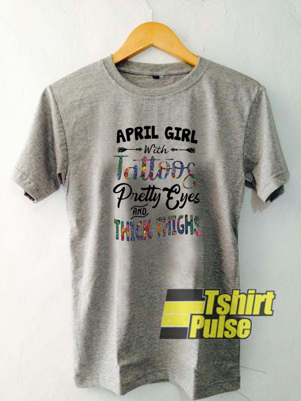 April girl t-shirt for men and women tshirt