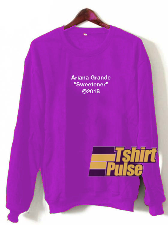 Ariana Grande Sweetener Purple sweatshirt