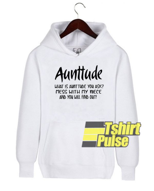 Aunttude hooded sweatshirt clothing unisex hoodie
