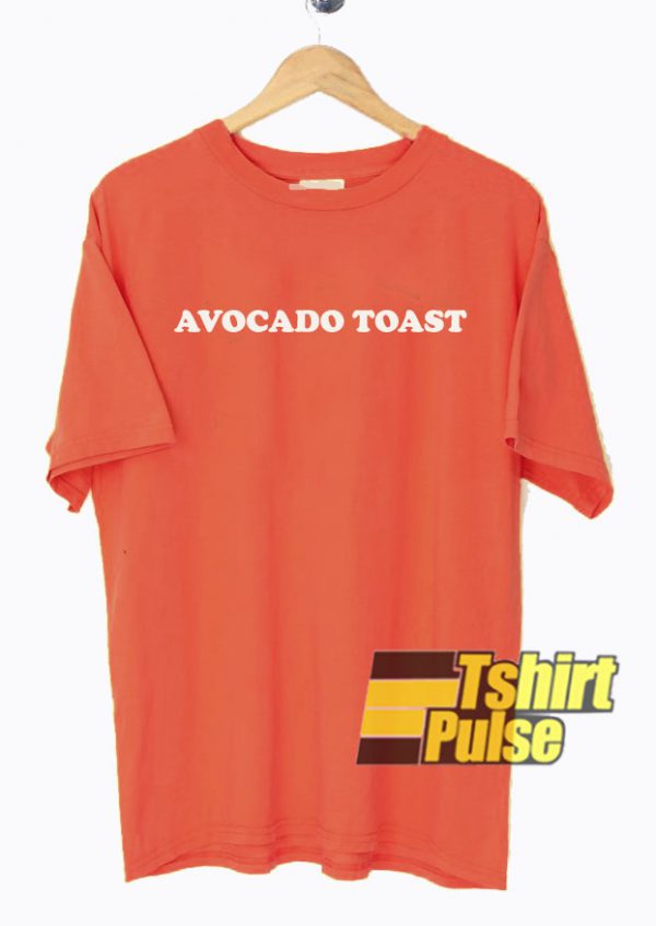 Avocado Toast Peach t-shirt for men and women tshirt