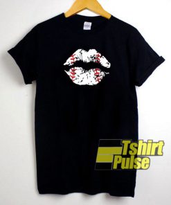 Baseball Lips t-shirt for men and women tshirt