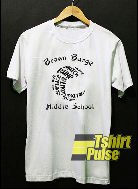 Brown Barge Middle School t-shirt for men and women tshirt