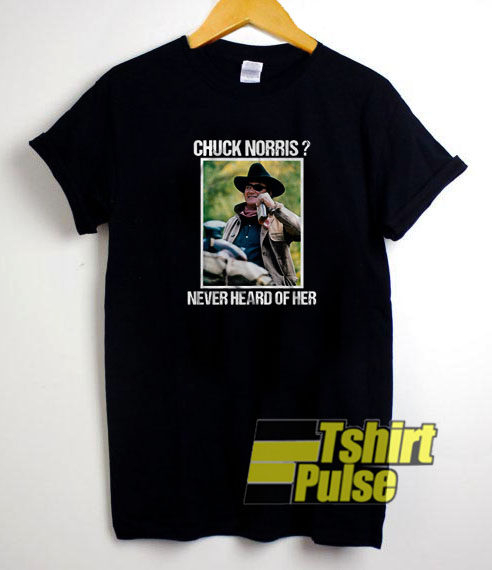Chuck Norris Never Heard t-shirt for men and women tshirt