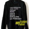 City Love Black sweatshirt