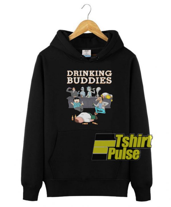Drinking Buddies hooded sweatshirt clothing unisex hoodie
