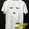 Eyes And Red Lips t-shirt for men and women tshirt
