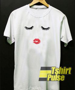 Eyes And Red Lips t-shirt for men and women tshirt