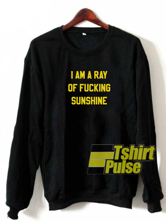 Fucking Sunshine Black sweatshirt