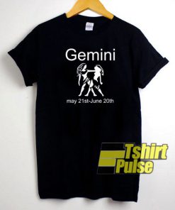 Gemini Zodiac t-shirt for men and women tshirt