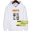 Hiss Kiss cats hooded sweatshirt clothing unisex hoodie