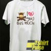 I Love You This Much Buffalo t-shirt for men and women tshirt