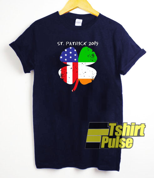 Irish American Flag Ireland t-shirt for men and women tshirt