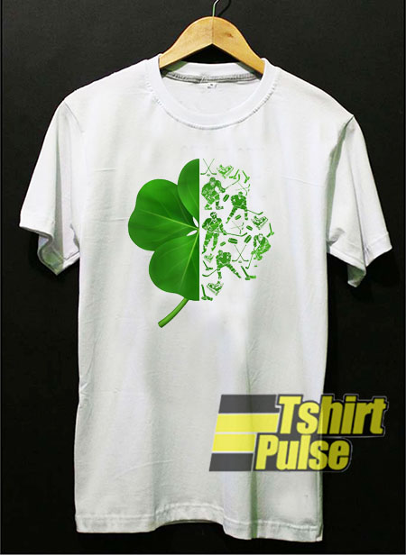 Irish leaf Hockey man t-shirt for men and women tshirt