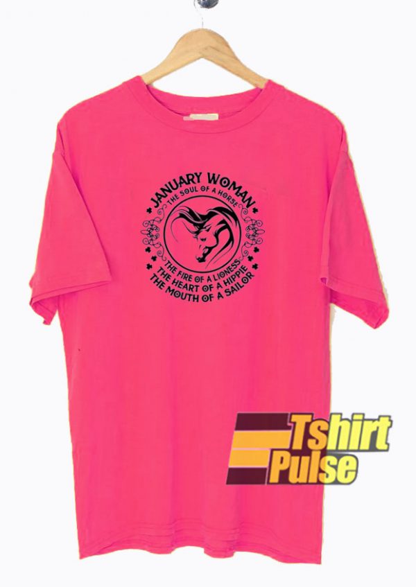 January Woman t-shirt for men and women tshirt