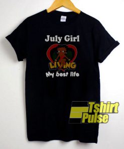 July girl t-shirt for men and women tshirt