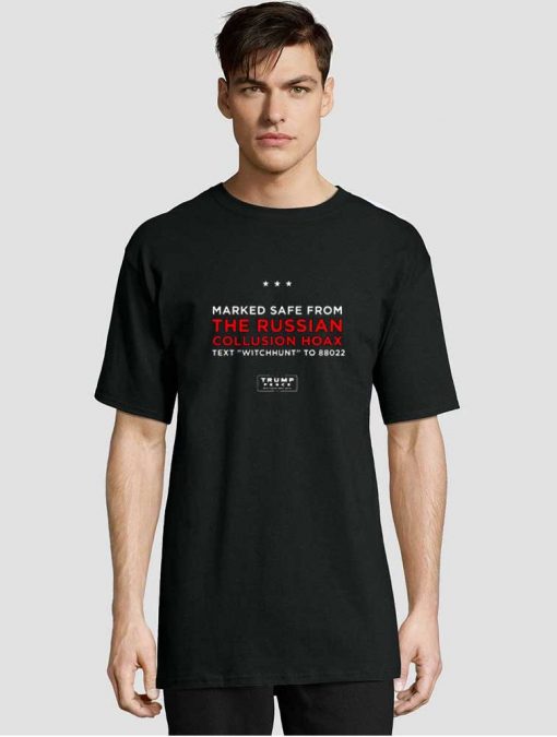 Marked safe t-shirt for men and women tshirt