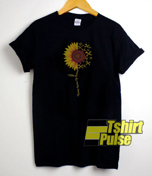 Mechanics sunflower t-shirt for men and women tshirt
