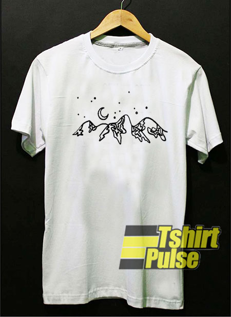 Moon Stars t-shirt for men and women tshirt