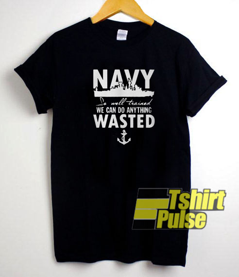 Navy so mell trained t-shirt for men and women tshirt