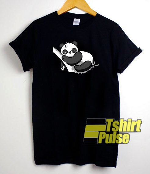Panda keep sleeping t-shirt for men and women tshirt