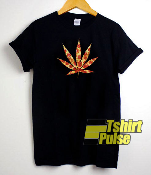 Pizza Stoner Pot Weed t-shirt for men and women tshirt