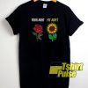 Rose sunflower t-shirt for men and women tshirt