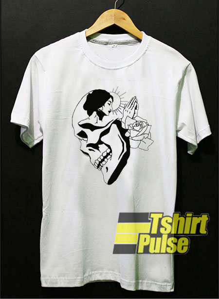 Skull Girl And Sunshine t-shirt for men and women tshirt