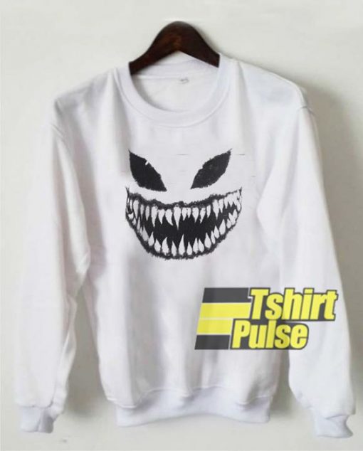 Smiley Horror Face sweatshirt