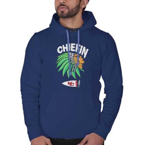 Smoking Weeb Chiefin hooded sweatshirt