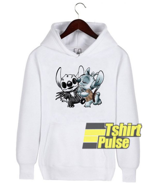 Stitch and Angel Nightmare hooded sweatshirt clothing unisex hoodie