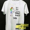 Unicorn rock paper scissors t-shirt for men and women tshirt