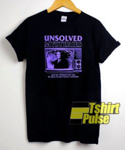 Unsolved Robert Stack t-shirt for men and women tshirt