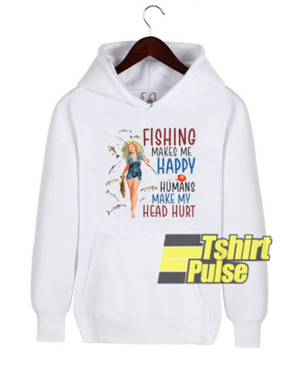 Women Fishing hooded sweatshirt clothing unisex hoodie