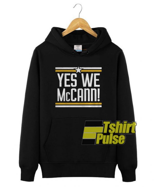 Yes We McCann hooded sweatshirt clothing unisex hoodie