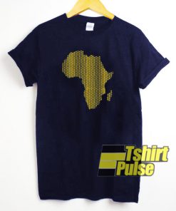 Africa Map Print t-shirt for men and women tshirt