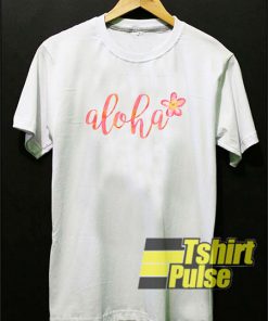 Aloha Hawaii Plumeria t-shirt for men and women tshirt