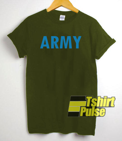 Army Letter t-shirt for men and women tshirt