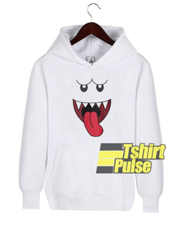 Boo Tounge Out hooded sweatshirt clothing unisex hoodie