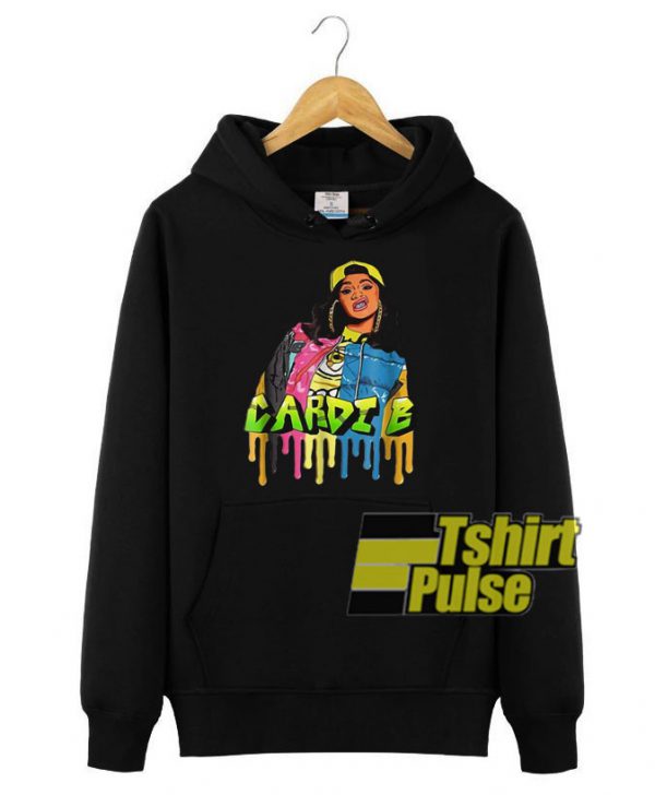 Cardi B Painting Art hooded sweatshirt clothing unisex hoodie