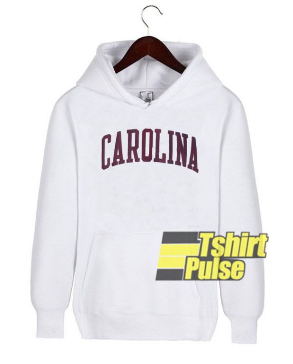 Carolina White hooded sweatshirt clothing unisex hoodie
