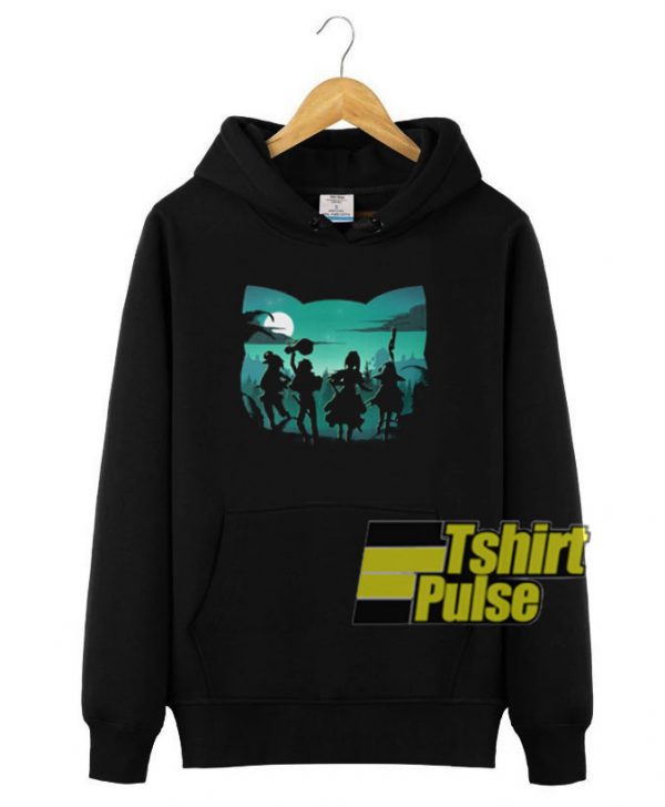 Chomusuke Silhouette hooded sweatshirt clothing unisex hoodie
