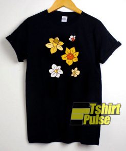 Colorful Daffodils Flower t-shirt for men and women tshirt
